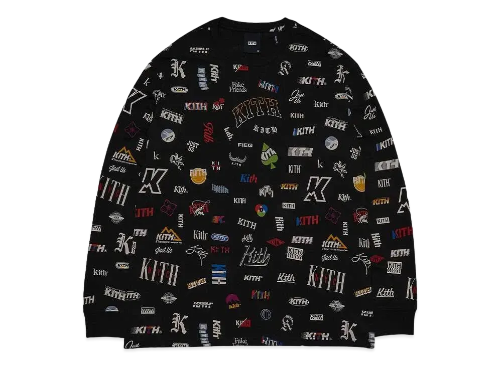 Kith Novel L/S Tee "Black"