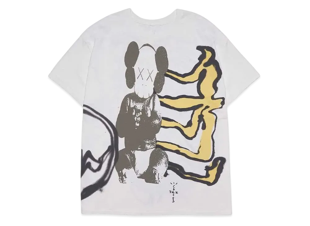 Travis Scott Cactus Jack x KAWS For Fragment Tee "White"