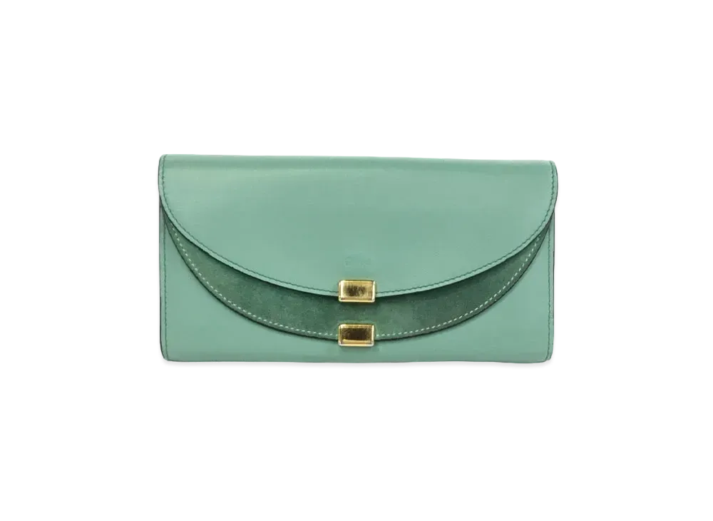 Chloe Georgia Wallet "Green"