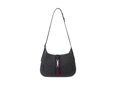 GUCCI x Balenciaga The Hacker Medium Hobo Bag Canvas Jacquard "Black"