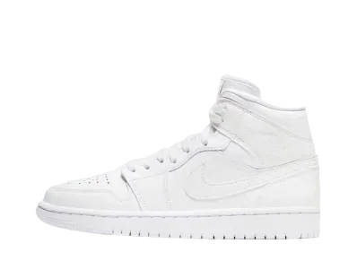 Nike Women's Air Jordan 1 Mid "Triple White"