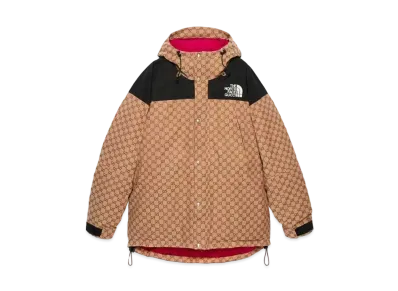 GUCCI × The North Face Down Jacket "Beige Ebony"
