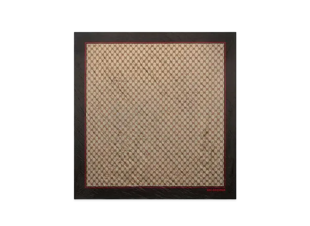 GUCCI x BALENCIAGA The Hacker Scarf "Beige"