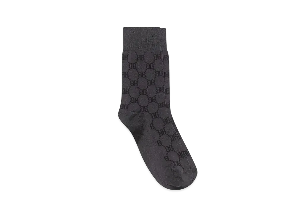 GUCCI x BALENCIAGA The Hacker Tennis Socks "Charcoal"