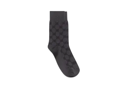 GUCCI x BALENCIAGA The Hacker Tennis Socks "Charcoal"