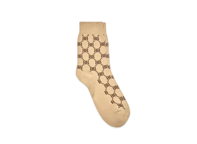GUCCI x BALENCIAGA The Hacker Tennis Socks "Beige"