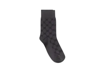 GUCCI x BALENCIAGA The Hacker Tennis Socks "Charcoal"
