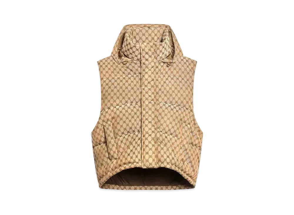 GUCCI x BALENCIAGA The Hacker Cocoon Puffer Gilet "Beige"