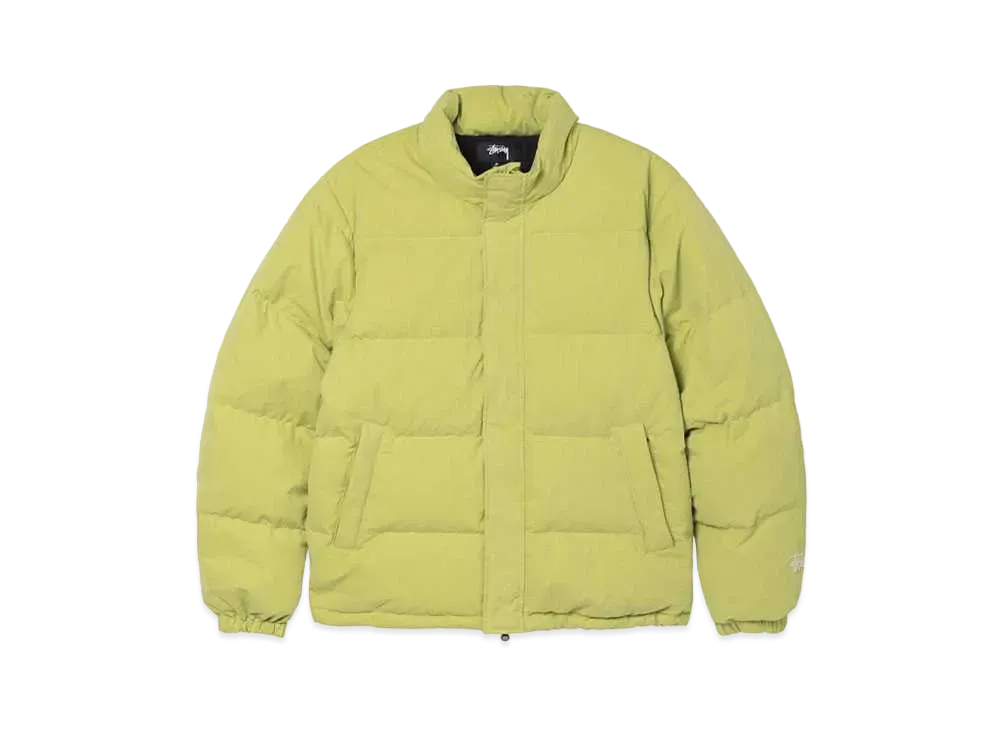 Stussy RIPSTOP DOWN PUFFER JACKET "Lime"