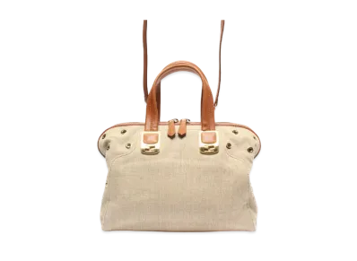 FENDI Chameleon Handle Bag "Beige"