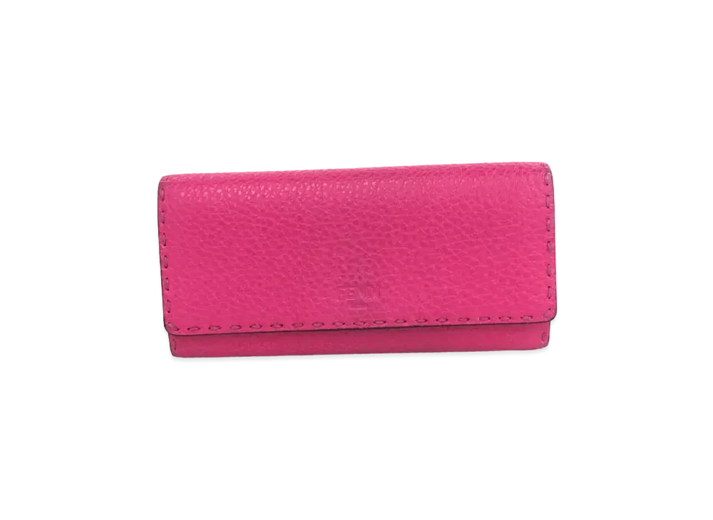 FENDI Selleria Long Wallet "Pink"