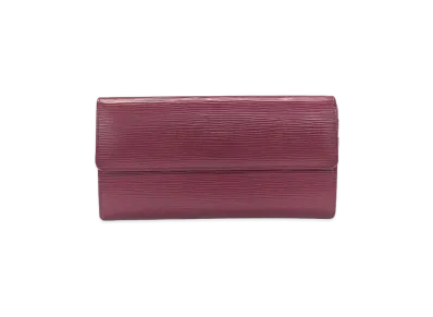 Louis Vuitton Sarah Wallet Epi "Fuchsia"