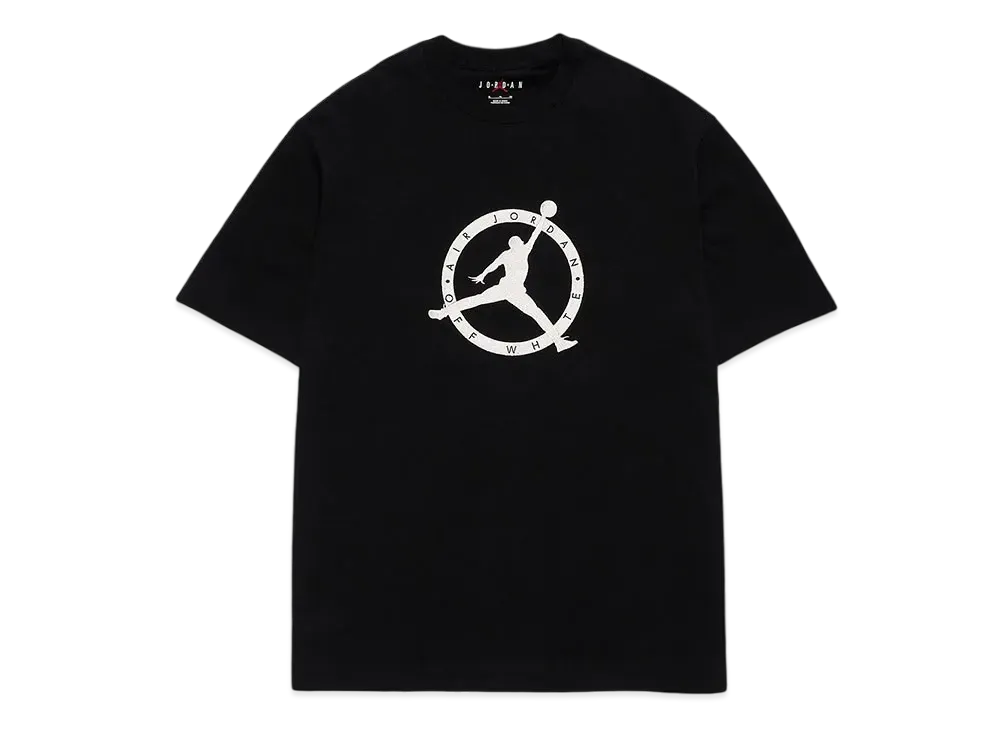Air Jordan Off-WhiteTM️ Short Sleeve T-shrit "Black"