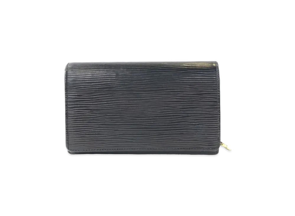 Louis Vuitton Tresor Wallet Epi "Noir"
