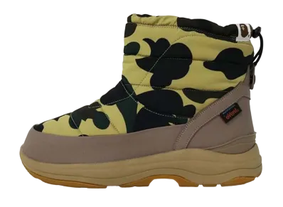 A BATHING APE × Suicoke Bower Boot "1st Camo Beige"