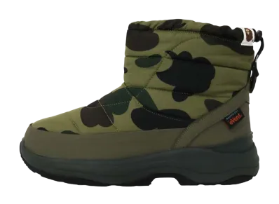 A BATHING APE × Suicoke Bower Boot "1st Camo Khaki"