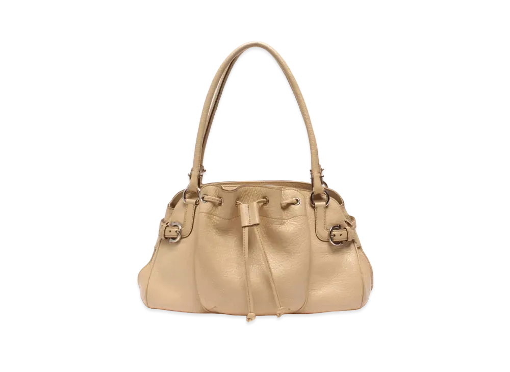Salvatore Ferragamo Leather Handle Bag Gantino