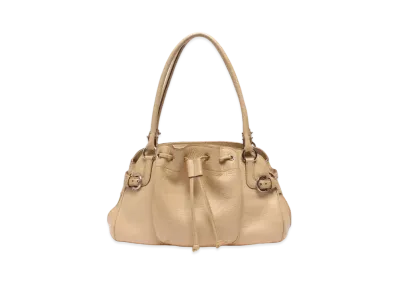 Salvatore Ferragamo Leather Handle Bag Gantino