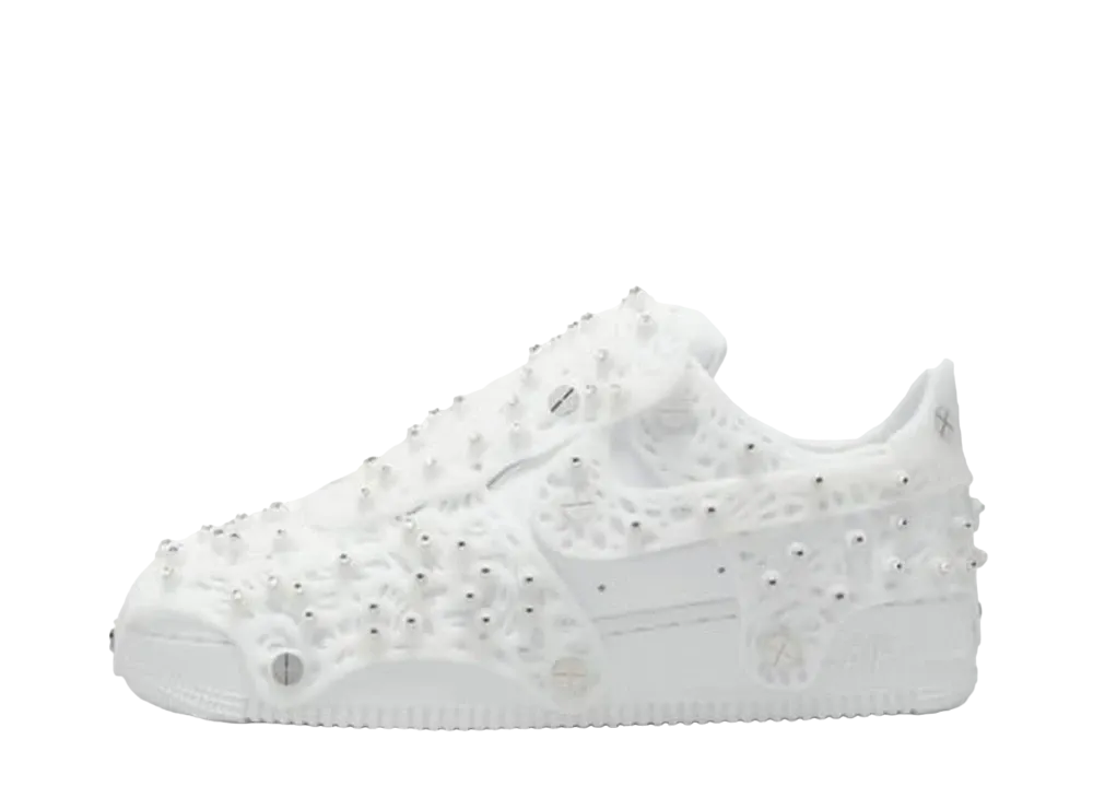 Swarovski × Nike Women's Air Force 1 Low Retro Reflective Crystal "Triple White"