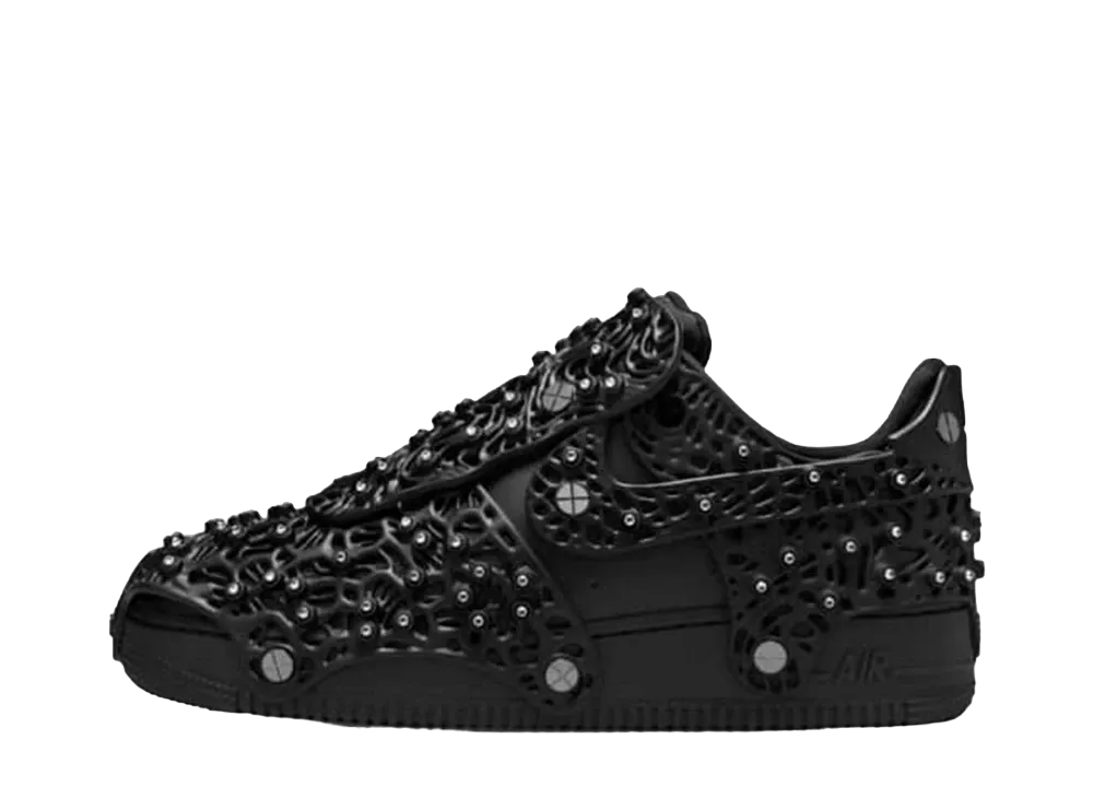 Swarovski × Nike Women's Air Force 1 Low Retro Reflective Crystal "Triple Black"