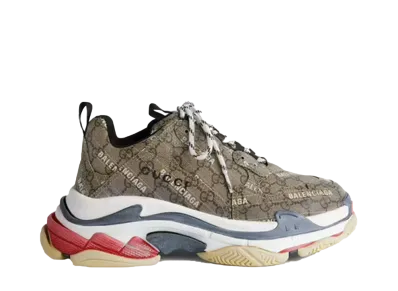 グッチ × バレンシアガ ウィメンズ ザ ハッカー プロジェクト トリプルエス "ベージュ"