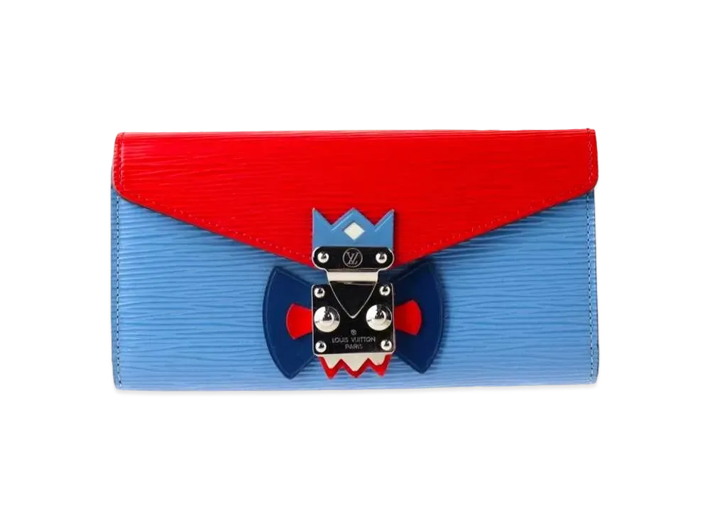 Louis Vuitton Epi Portefeuilles Sarah Tribal Mask