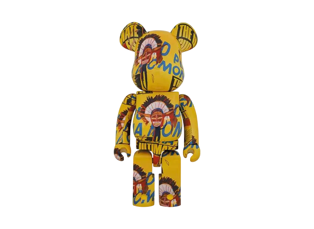 Bearbrick Andy Warhol × JEAN MICHEL BASQUIAT #3 1000%