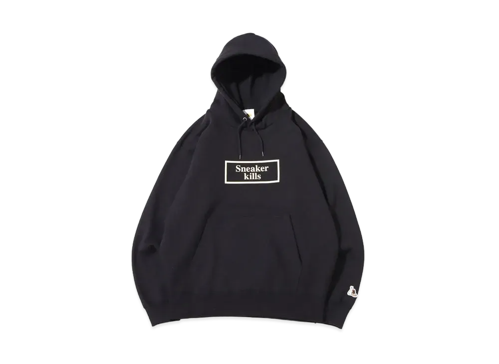 THE NETWORK BUSINESS×FR2 SNEAKER KILLS WING LOGO HOODIE "BLACK"