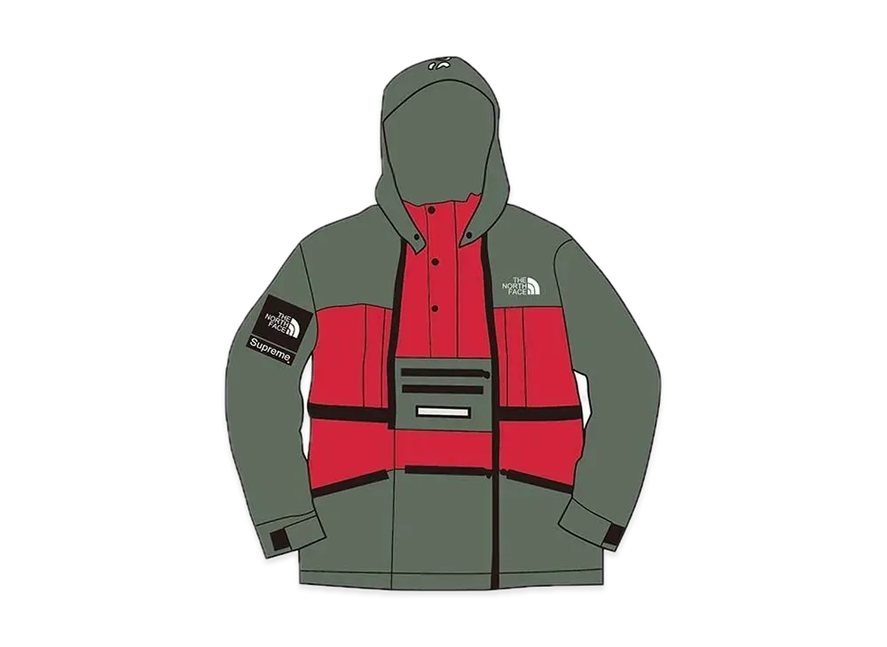 Supreme x The North Face Steep Tech Hooded Jacket "Olive"