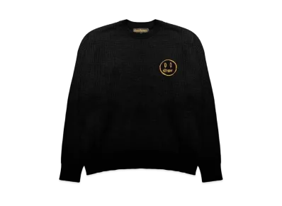 drew house mascot waffle sweater "Black"