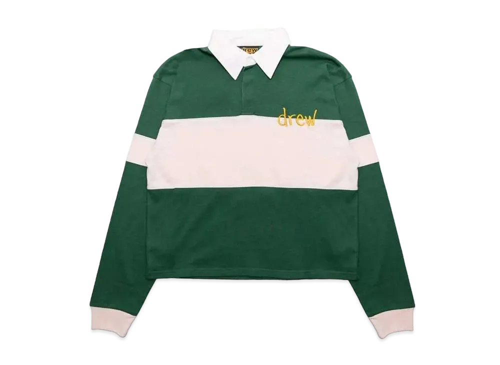 drew house sketch mascot rugby shirt "Forest Cream"