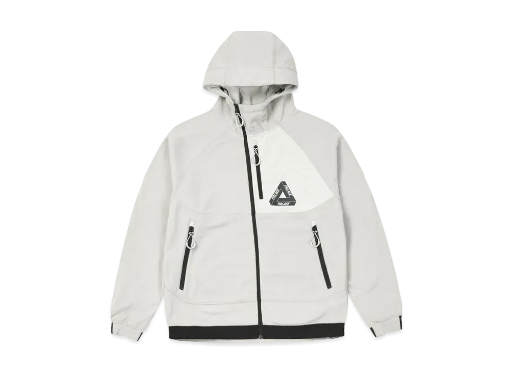 PALACE POLAR FLEECE ASYMMETRIC JACKET "Stone"