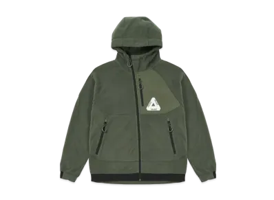 PALACE POLAR FLEECE ASYMMETRIC JACKET "Green"