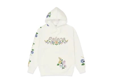 PALACE FLOWER STITCH HOOD "White"