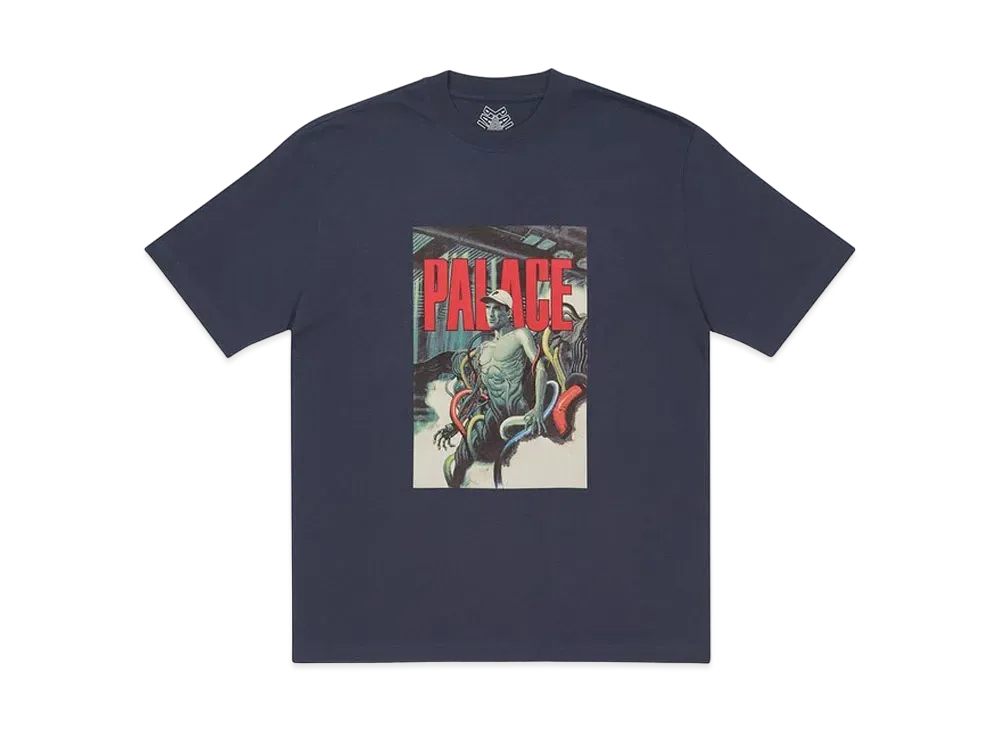 PALACE MANGAS T-SHIRT "Navy"