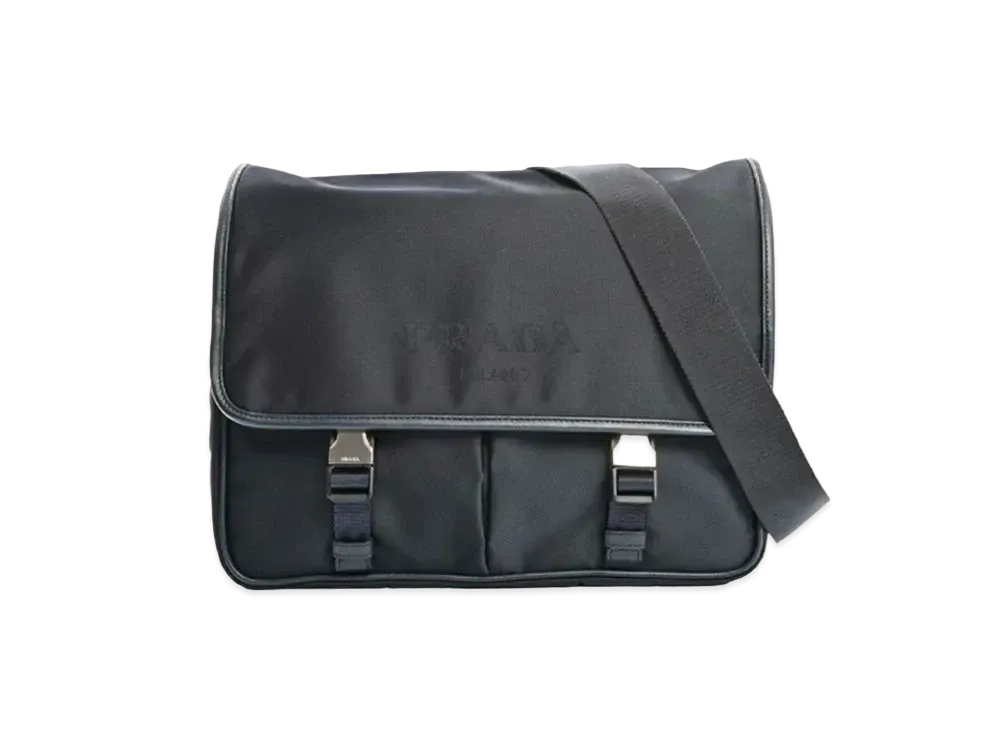 プラダ テスート メッセンジャーバッグ "ブラック"