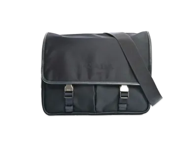 PRADA Tessuto Messenger Bag "Black"