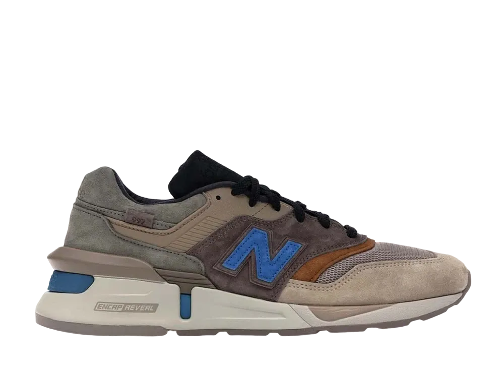 KITH × nonnative × New Balance 997S Fusion "Brown/Black-Cobalt Blue"