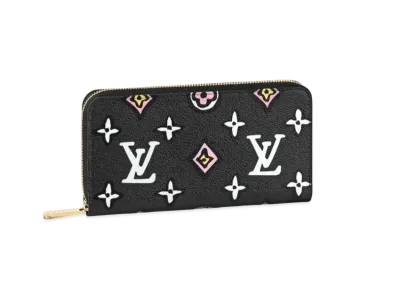 Louis Vuitton Zippy Wallet Wild at Heart "Noir"