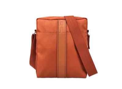 Hermes Acapulco Shoulder Bag NylonCanvas "Orange"