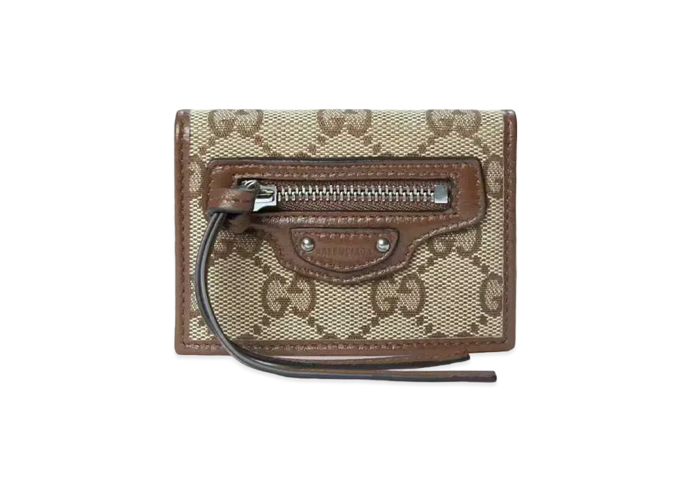 GUCCI x BALENCIAGA The Hacker Neo Classic Wallet "Beige"
