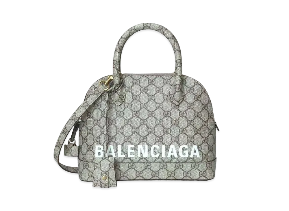 GUCCI x BALENCIAGA The Hacker Ville Small Bag "Beige"