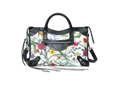 GUCCI x BALENCIAGA The Hacker Neo Classic Medium Bag "Floral"