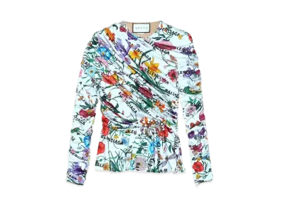 GUCCI x BALENCIAGA The Hacker Flora Top "Floral"