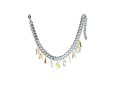 GUCCI x BALENCIAGA The Hacker Script Choker "Silver"