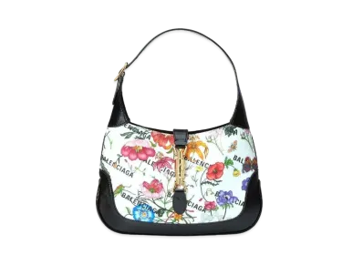 GUCCI x BALENCIAGA The Hacker Jacky 1961 Small Bag "White Canvas"