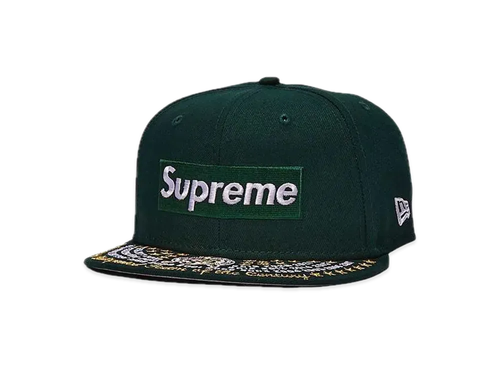 Supreme Undisputed Box Logo New Era "Dark Green"