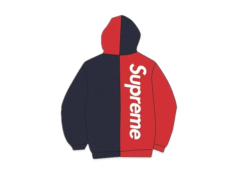 Supreme 2-Tone Hooded Sideline Jacket "Red"
