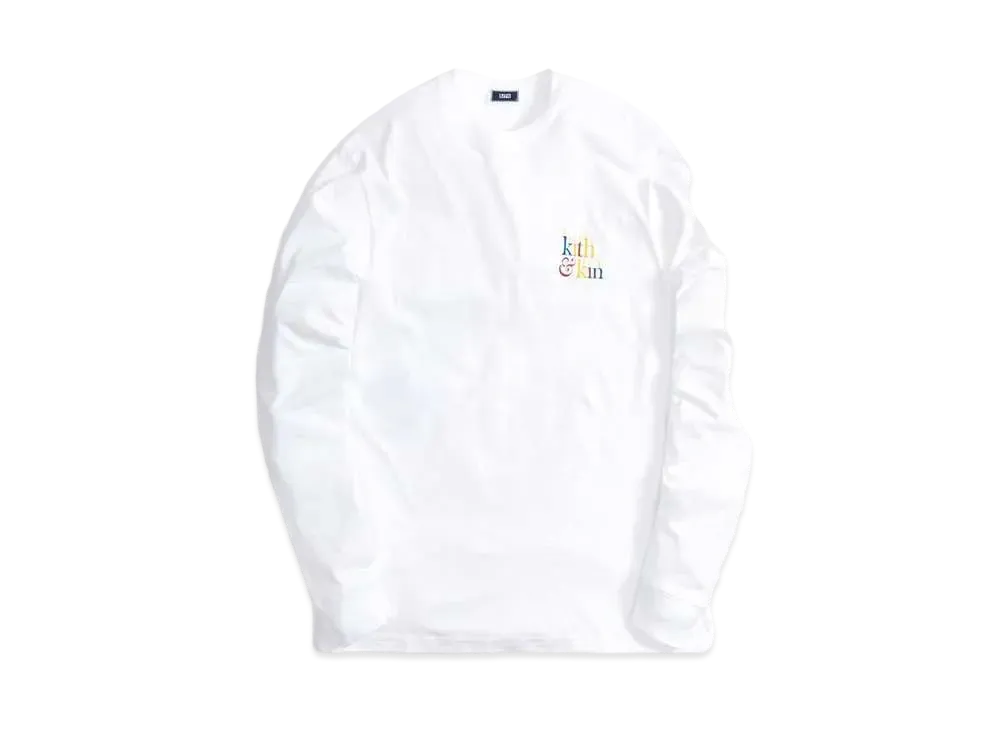 Kith & Kin Menorah L/S Tee "White"