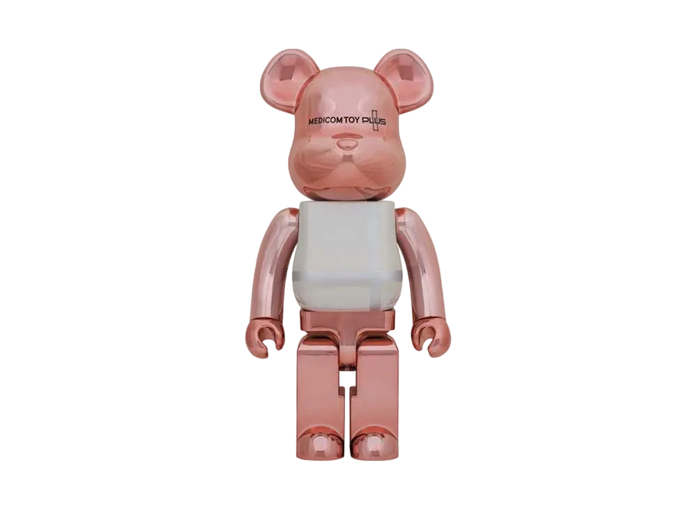 Bearbrick MEDICOM TOY PLUS PINK GOLD CHROME Ver. 1000%